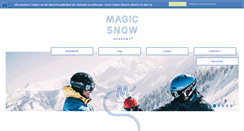 Desktop Screenshot of magicsnow.at